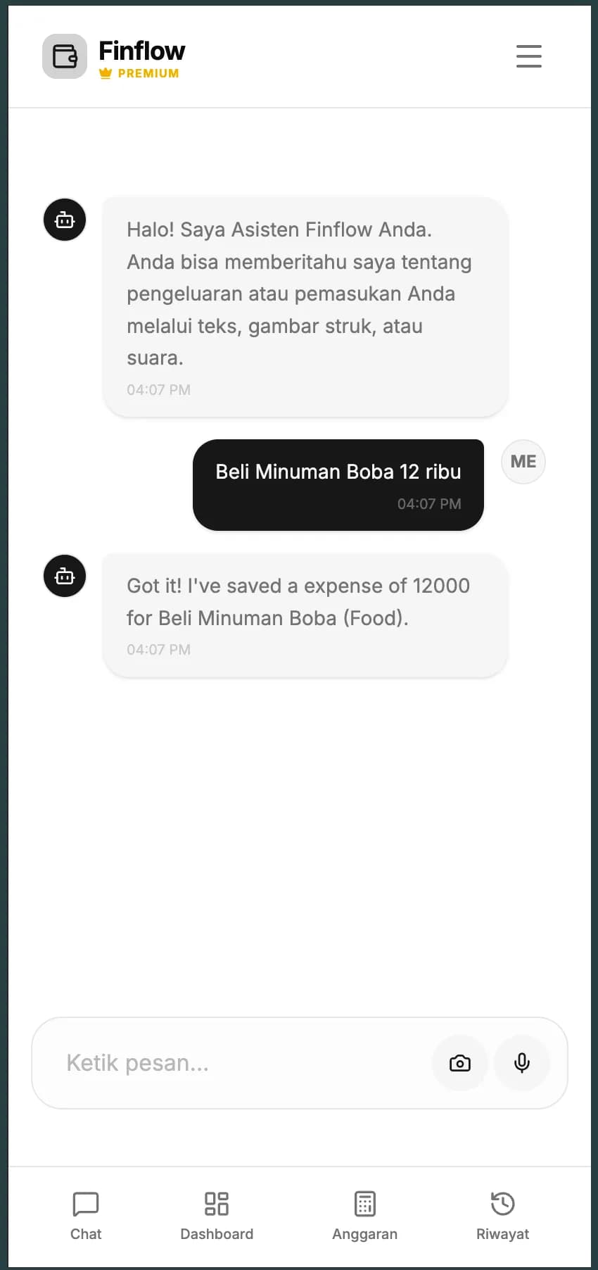 Chat Interface